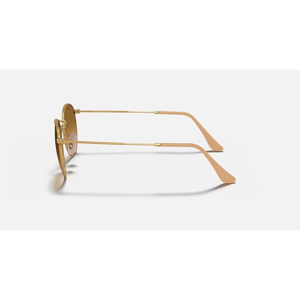 RAYBAN - ROUND METAL | Matte Arista w/ Light Brown Gradient