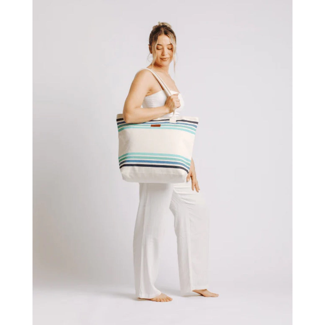 SAND CLOUD - BEACH TOTE | BORDER CLASSIC STRIPE