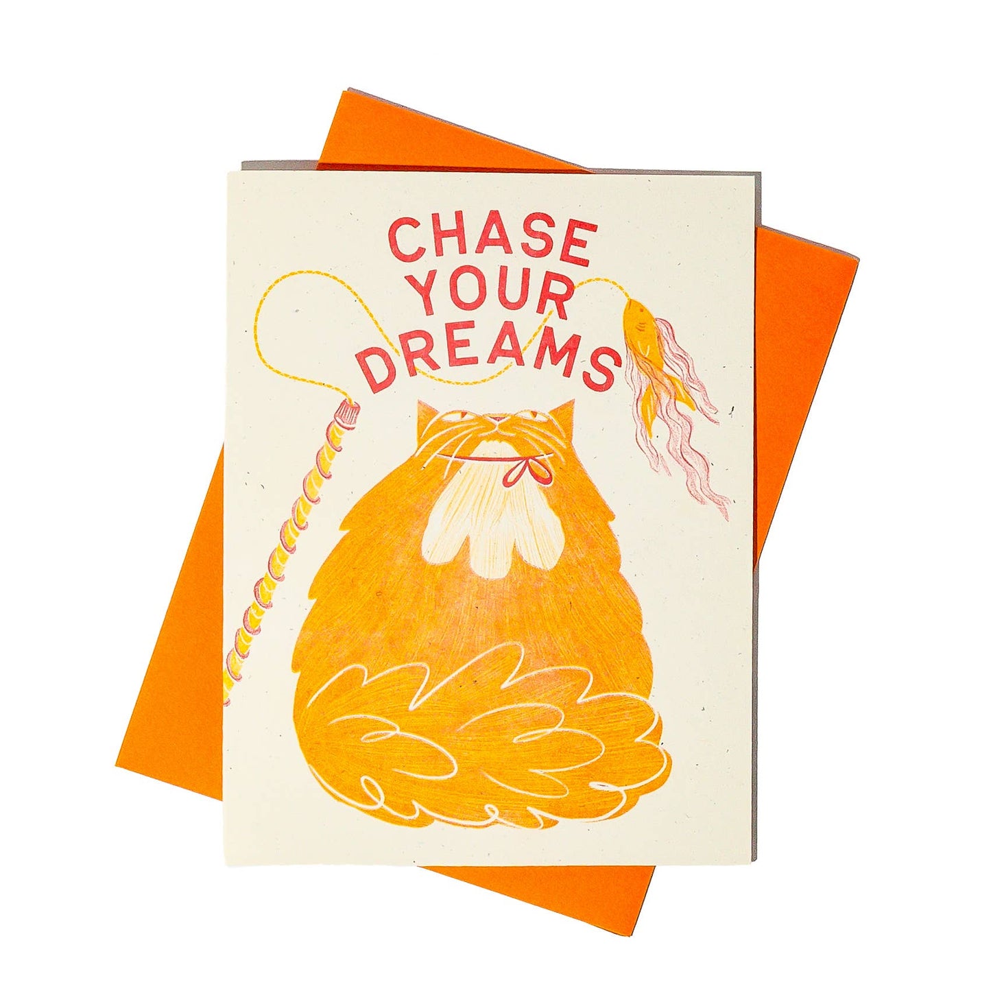 Chase Your Dreams - Risograph Card