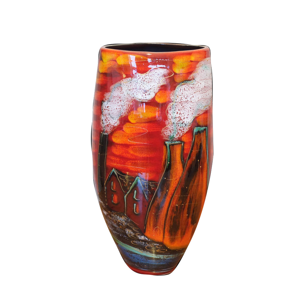 Anita Harris Potteries Past 24cm Oval Vase