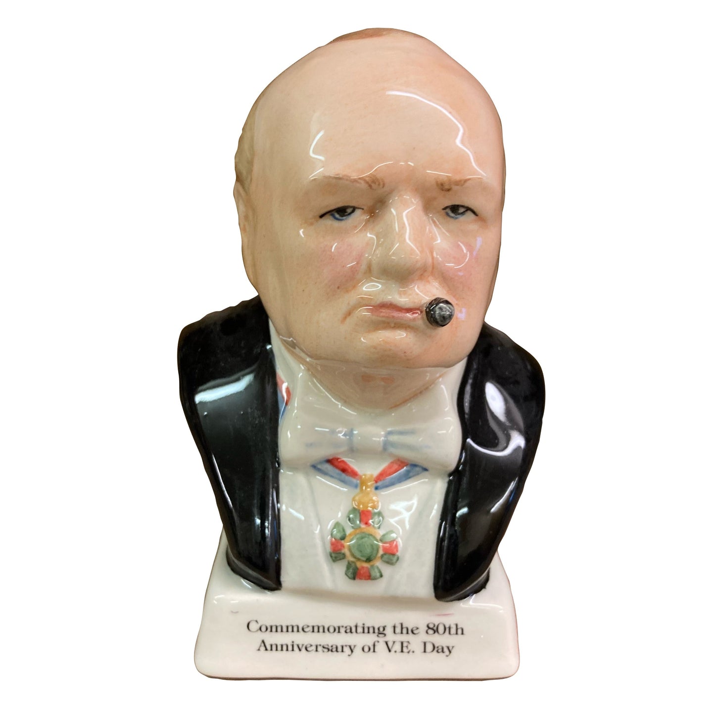 Bairstow Manor Collectables Churchill VE Day 80 Commemorative Bust Small