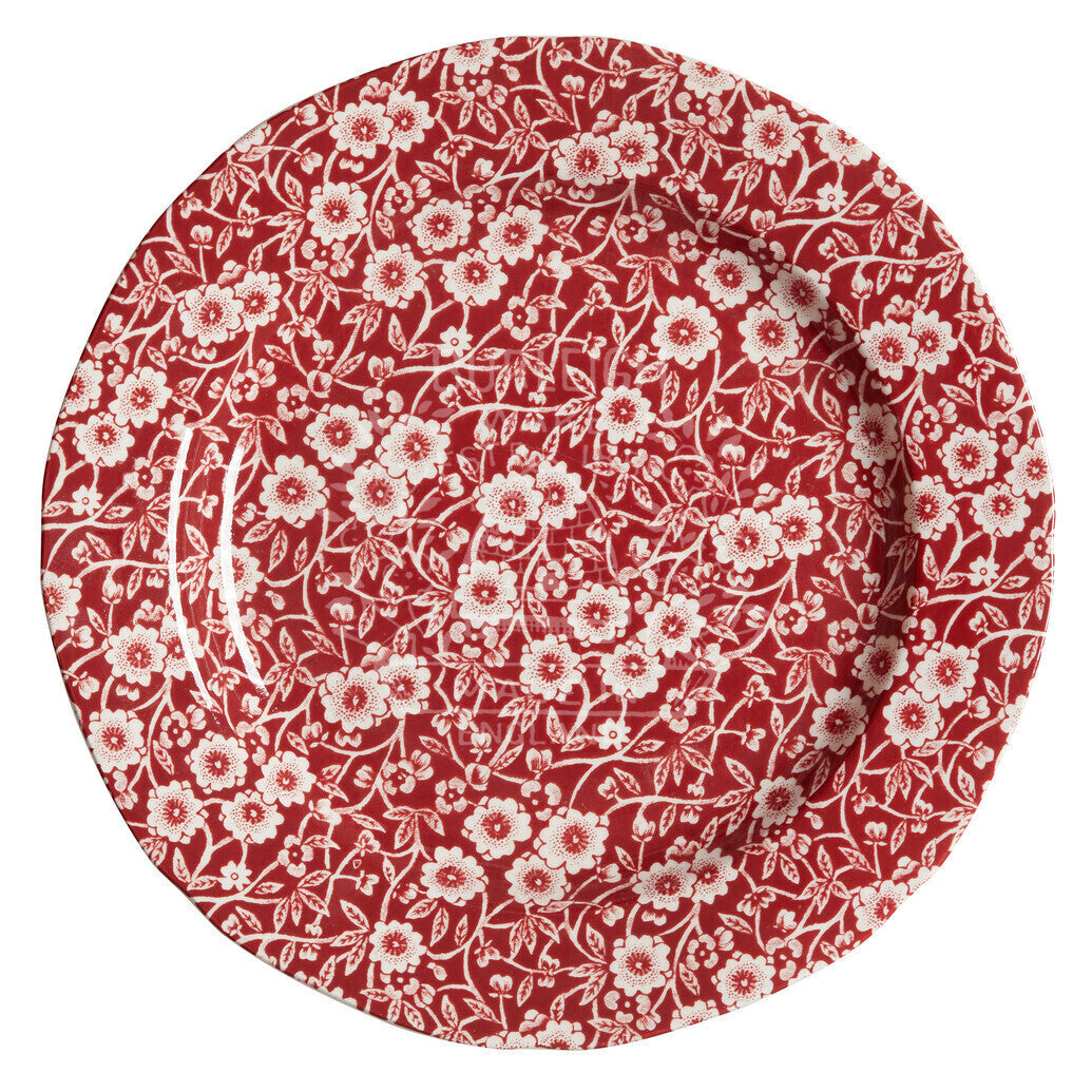 Burleigh Red Plate 21.5cm