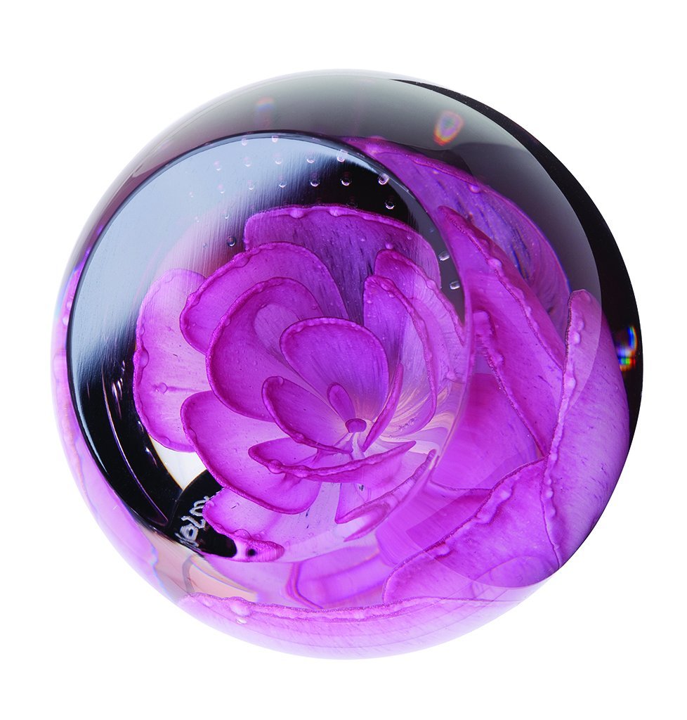 Caithness Glass Floral Charms Carnation Paperweight