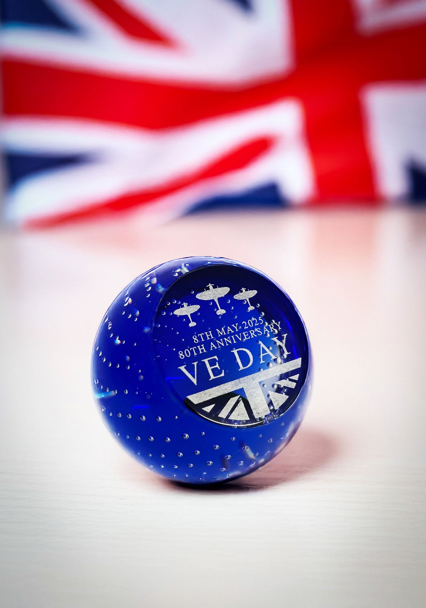 Caithness VE Day Paperweight