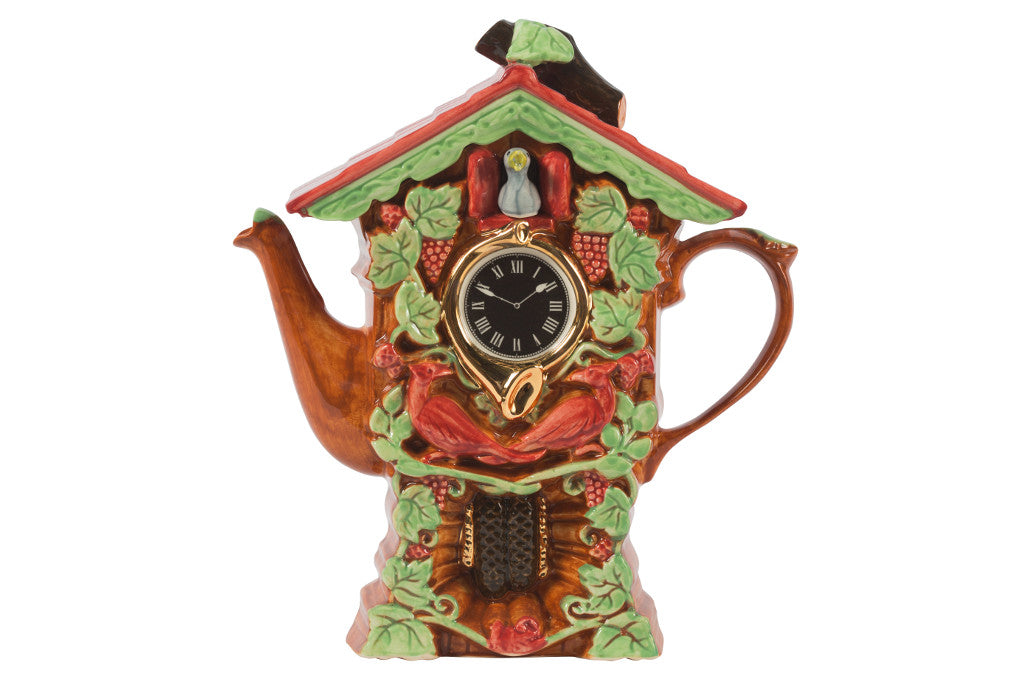 Ceramic Inspirations Cuckoo Clock Large Teapot