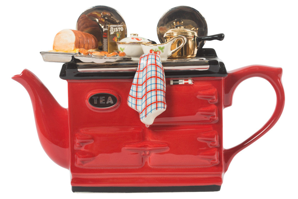 Ceramic Inspirations Sunday Lunch Aga Red Large Teapot