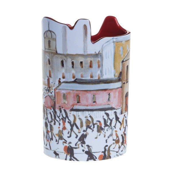 Dartington Lowry Going To Work Vase