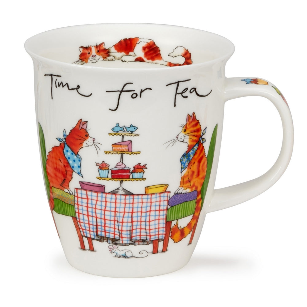 Dunoon Nevis Time For Tea Cat Mug
