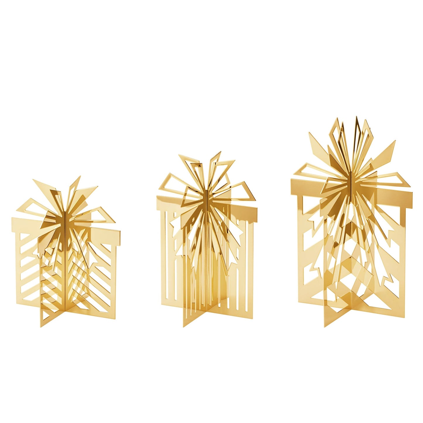 Georg Jensen Gold Presents Set of 3