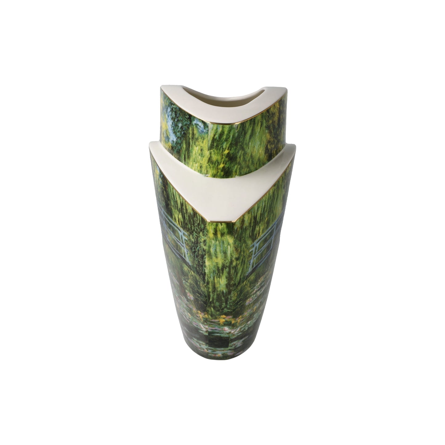 Goebel Japanese Bridge Vase Claude Monet 29 cm
