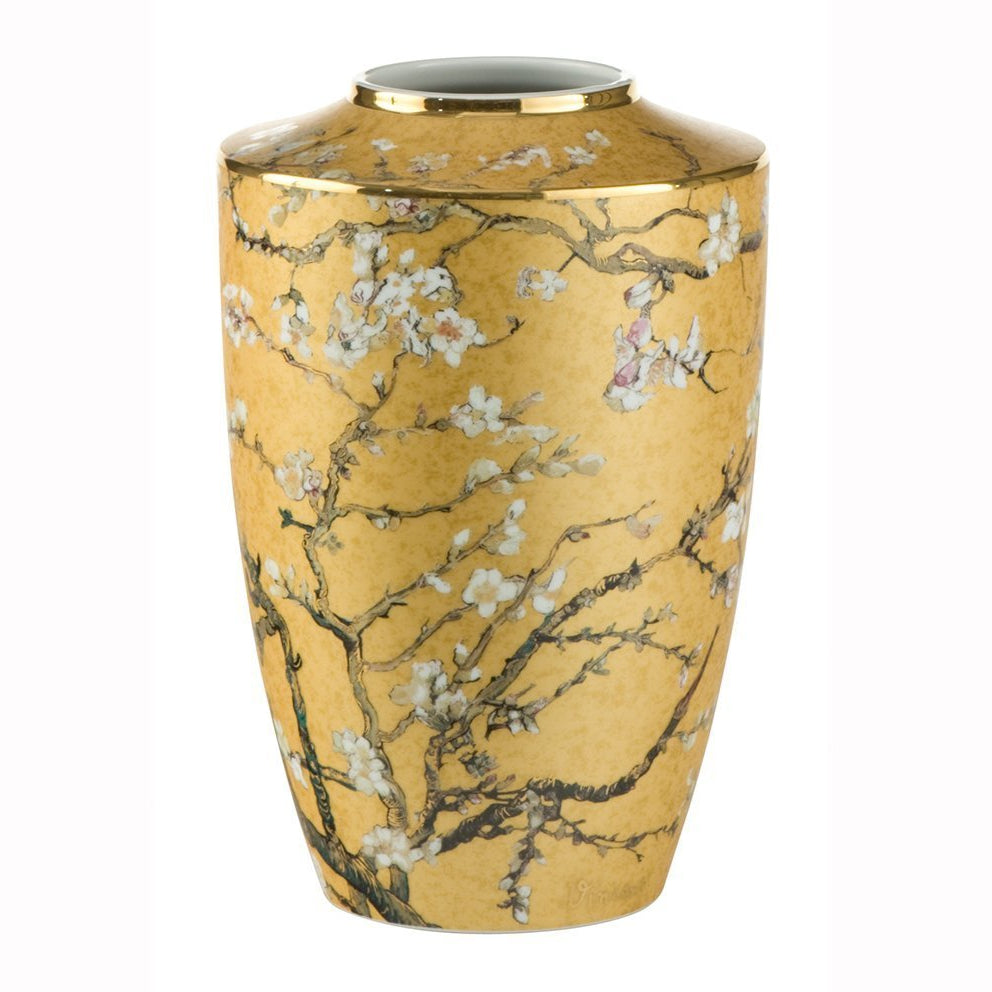 Goebel Mini Almond Tree Golden Vase 12.5cm Van Gogh