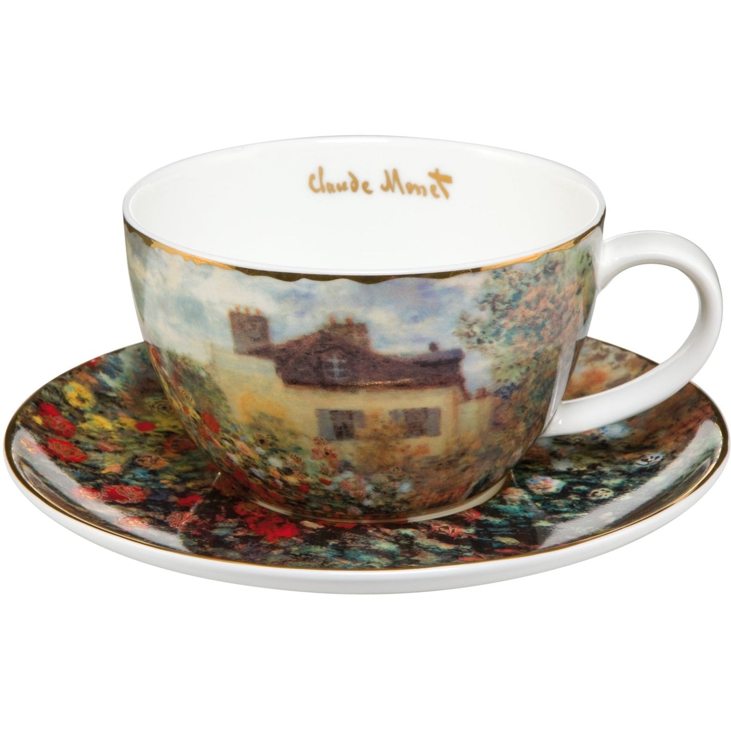 Goebel The Artists House- Claude Monet Teacup & Saucer