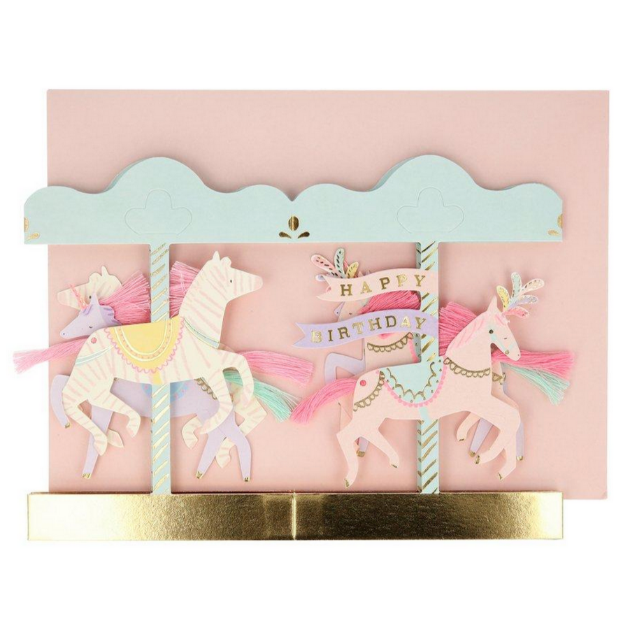Carousel Stand-Up Card