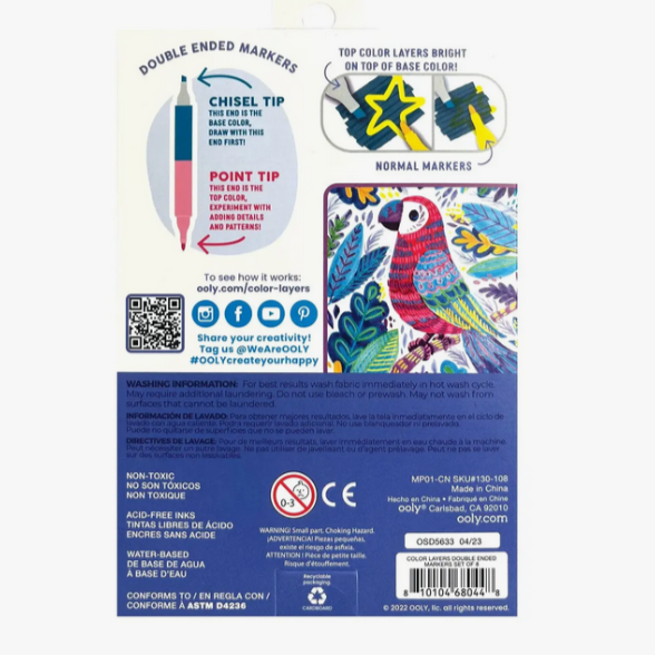 Color Layers Double-Ended Layering Markers (set of 8)