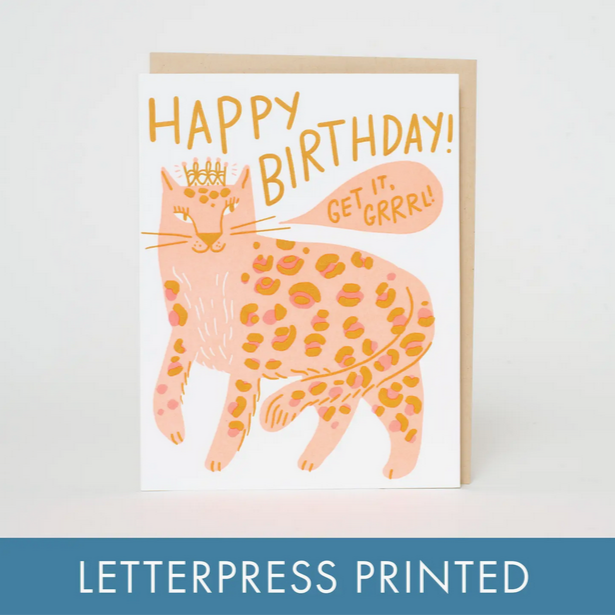 Birthday Grrrl -cheetah