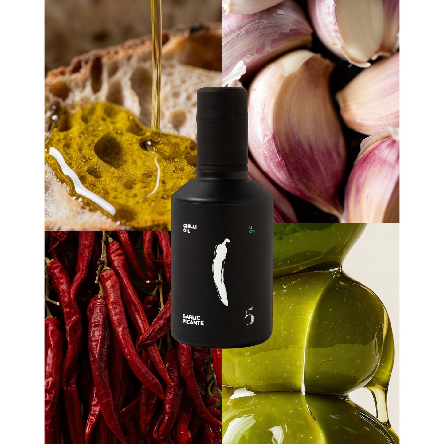 Chilli Oil - Extra Virgin | Garlic Picante