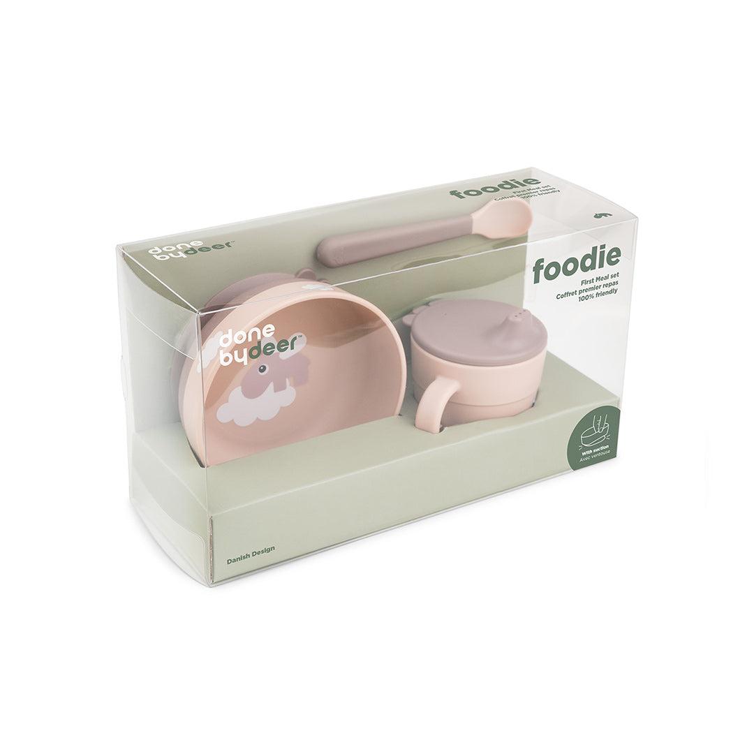 Done by Deer Foodie First Meal Set - Powder - Happy Clouds
