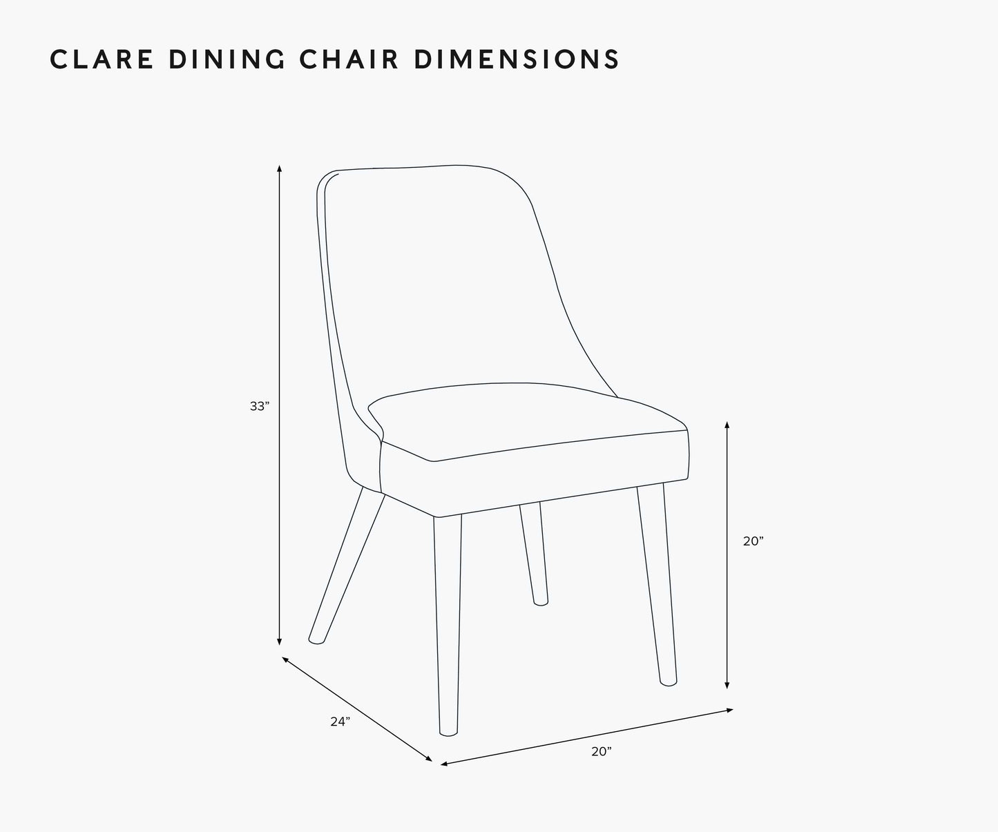 Clare Dining Chair - Hawthorne