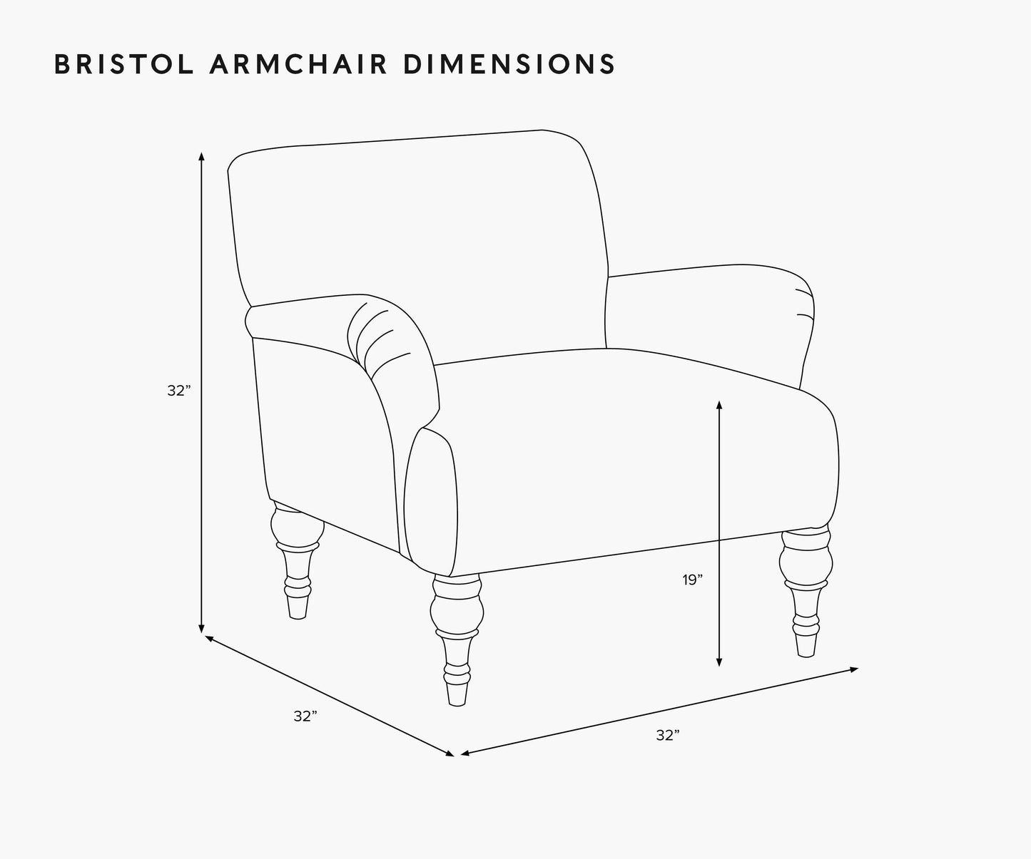 Bristol Armchair - Peonies