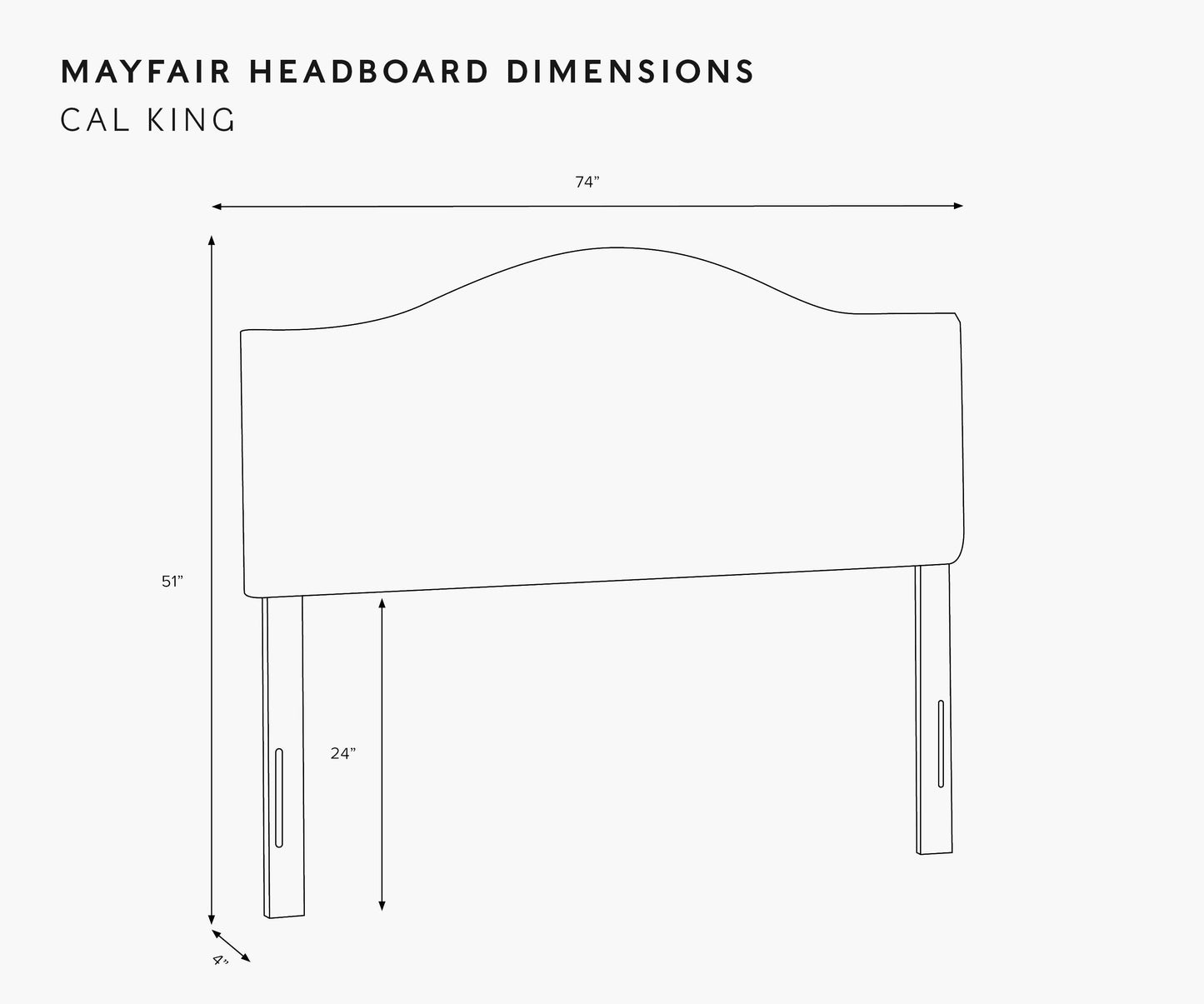 Mayfair Headboard - Strawberry Fields