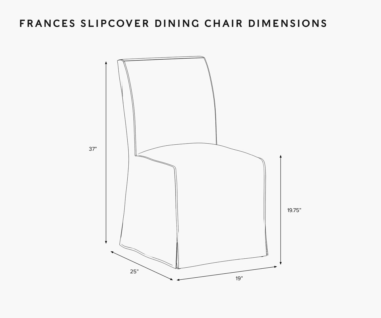 Frances Slipcover Dining Chair - Ditsy Dahlia Burgundy
