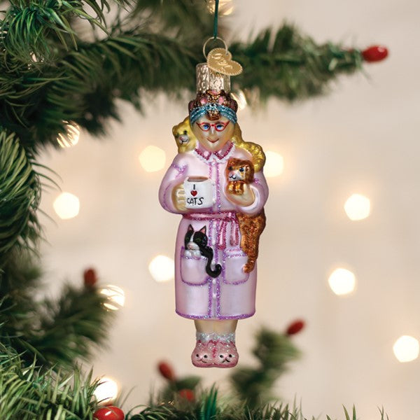 Cat Lady Ornament
