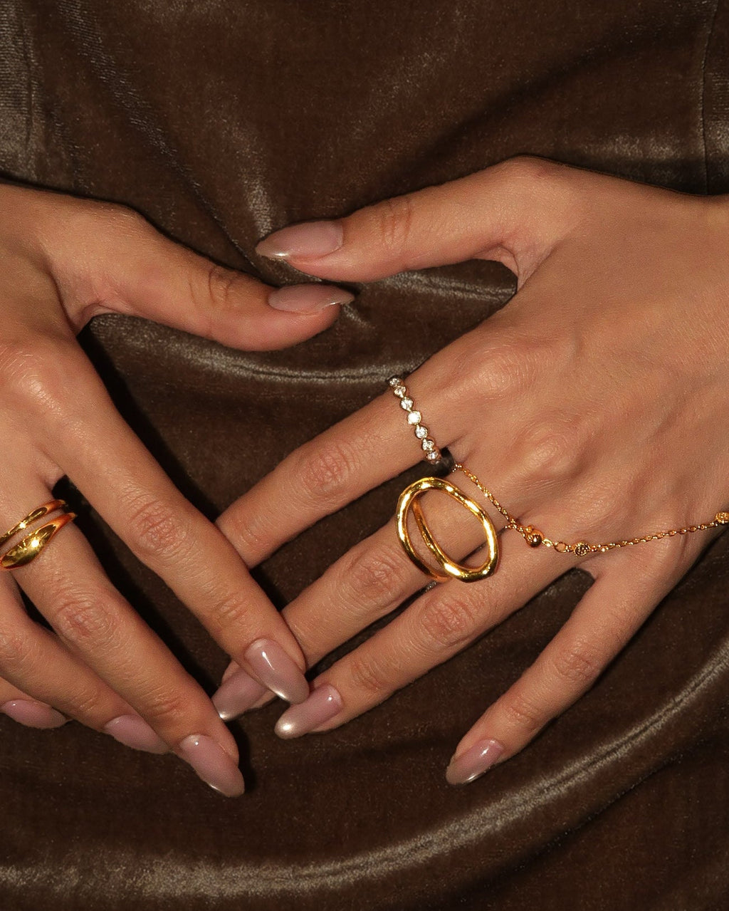 Sculptural Orbit Ring