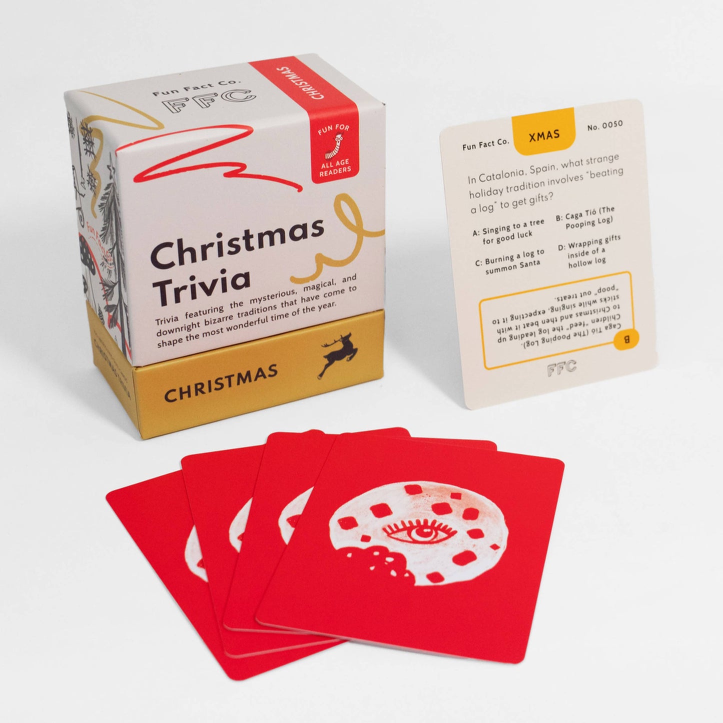 Christmas Trivia Game, Holiday Gift for Kids & Adults