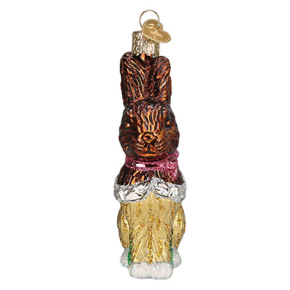 Chocolate Easter Bunny Ornament