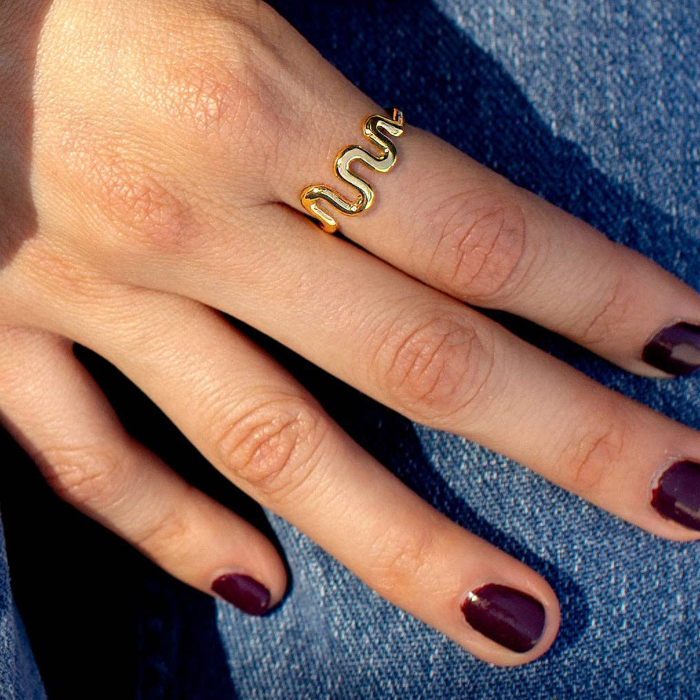 Alma Ring - 18K Gold Plated