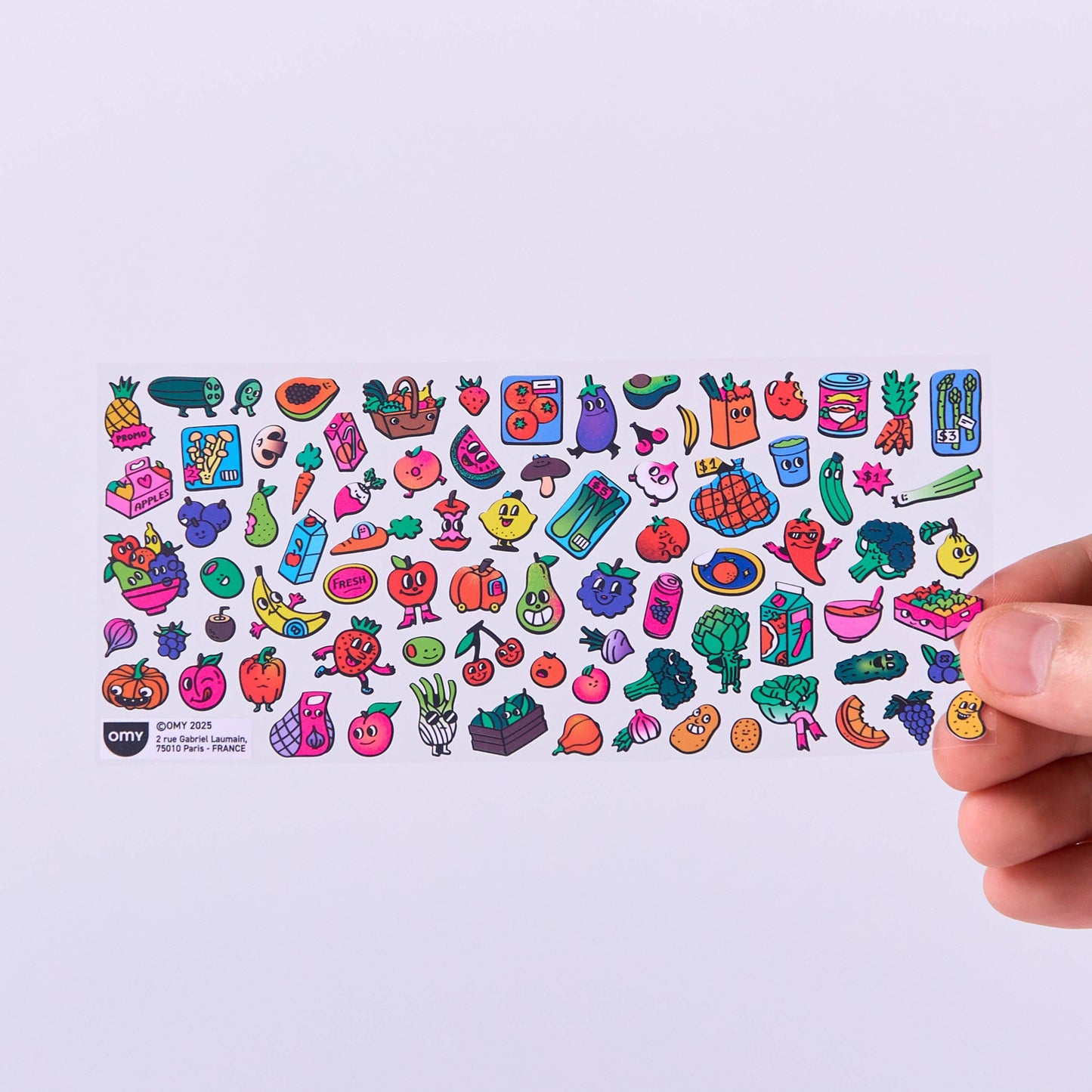 36 ASSORTED STICKERS - BOUTIQUE