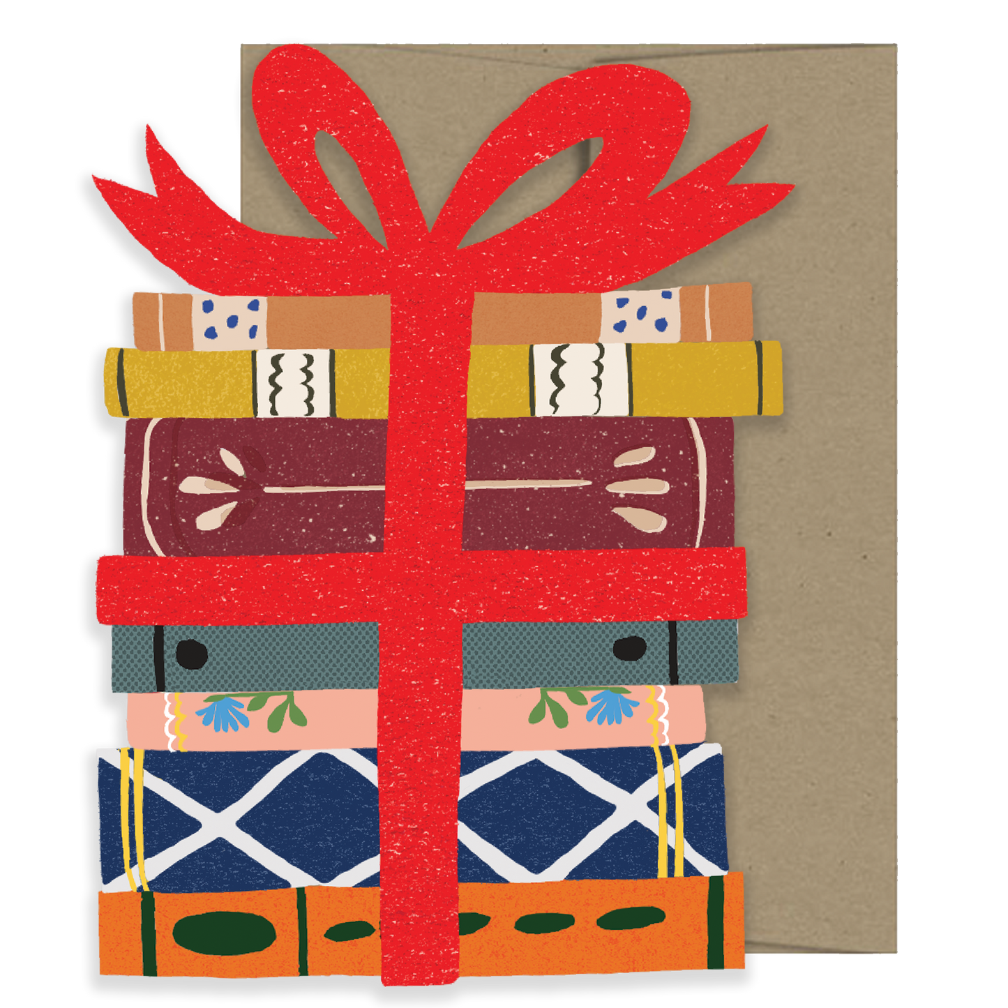 Book Lovers - Die Cut Card