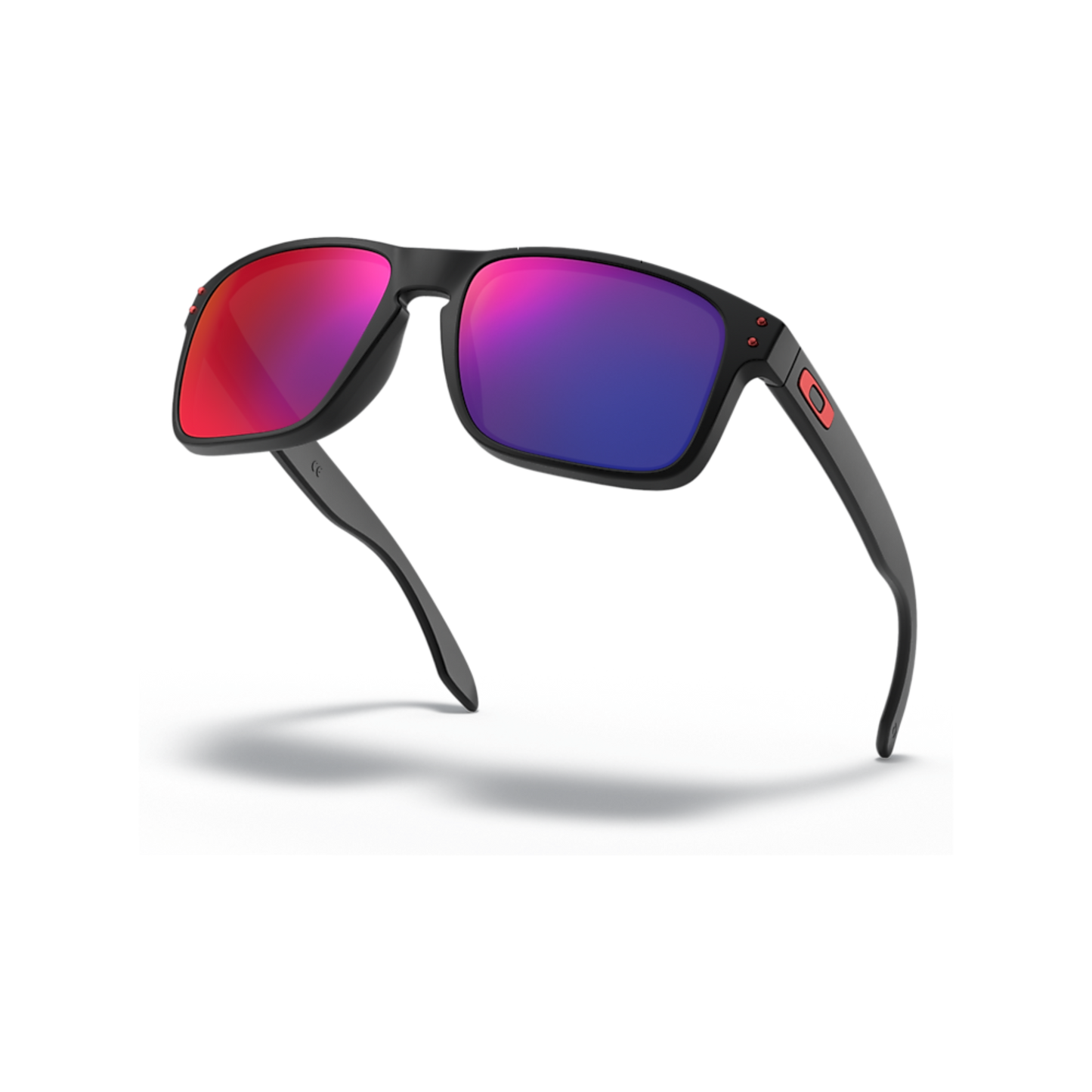 OAKLEY - HOLBROOK | Matte Black w/ + Red Iridium
