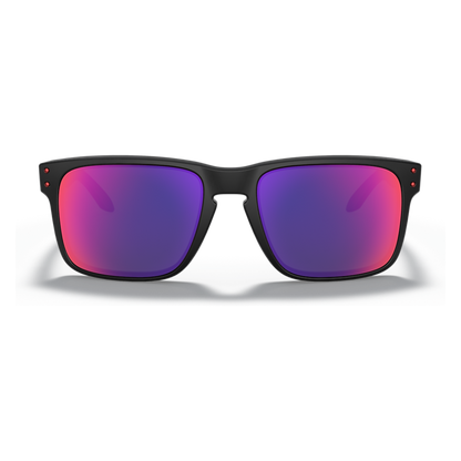 OAKLEY - HOLBROOK | Matte Black w/ + Red Iridium