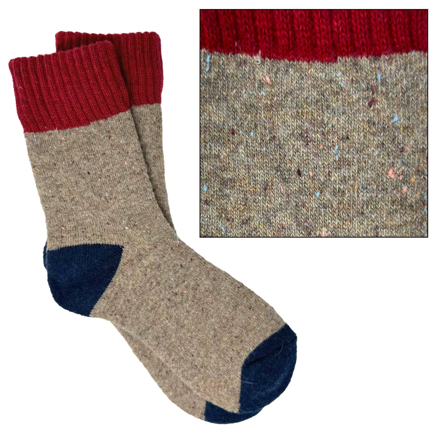 Camila Cozy Knit Colorblock Socks