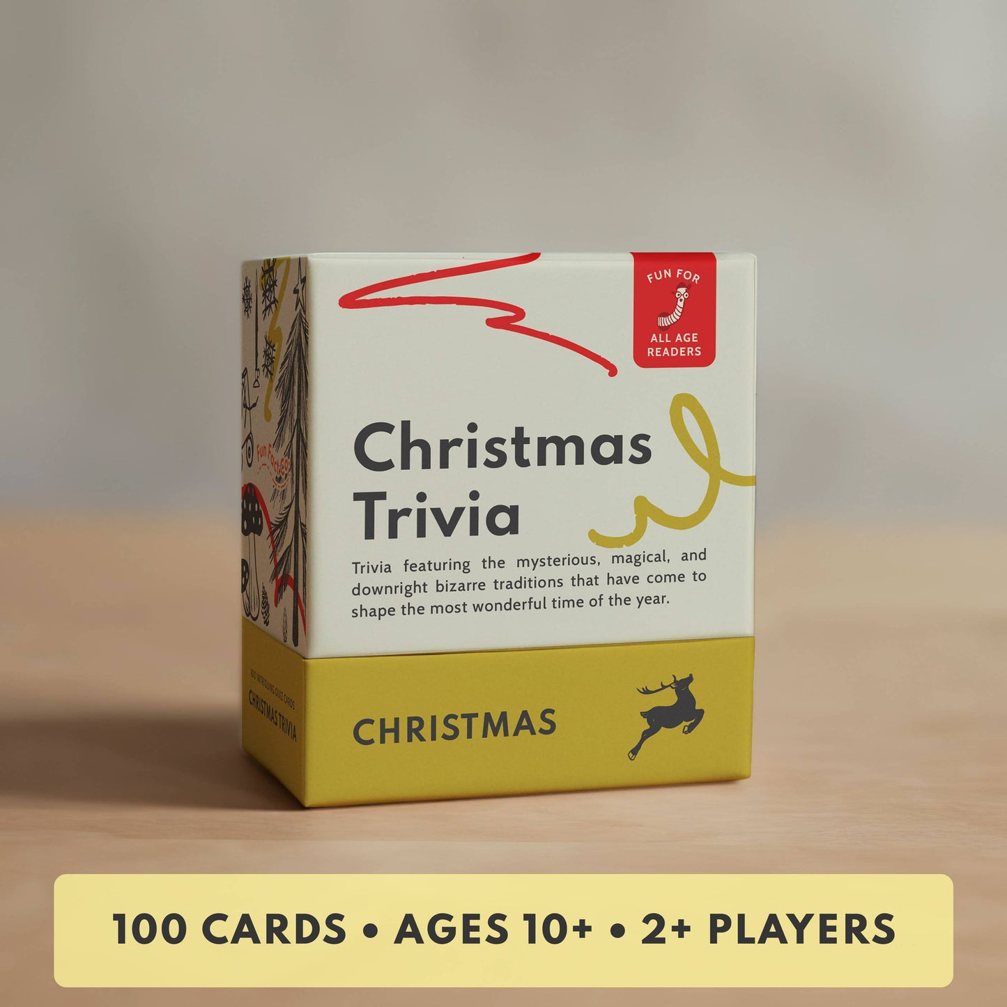 Christmas Trivia Game, Holiday Gift for Kids & Adults