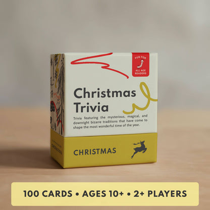 Christmas Trivia Game, Holiday Gift for Kids & Adults