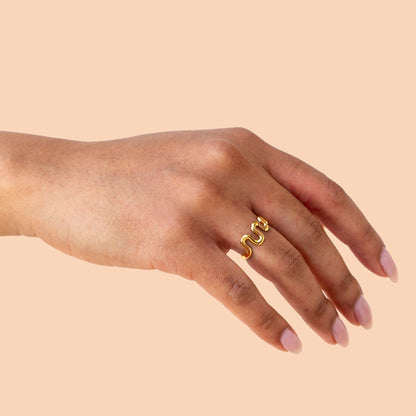 Alma Ring - 18K Gold Plated