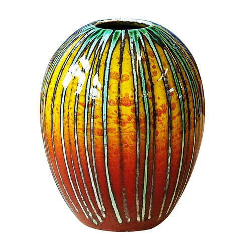 Anita Harris Brimstone Delta Vase 15cm