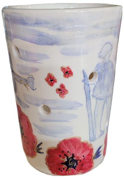 Anita Harris VE Day 80th Anniversary Candle Holder