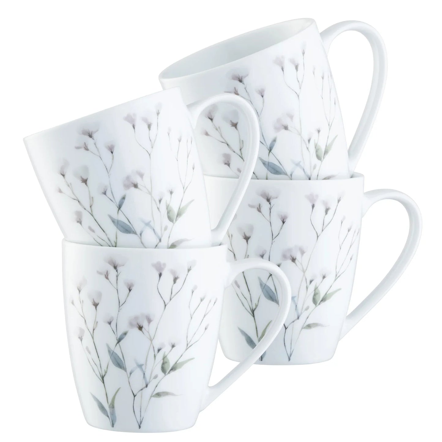Aynsley Cotton Blossom Set of 4 Mugs