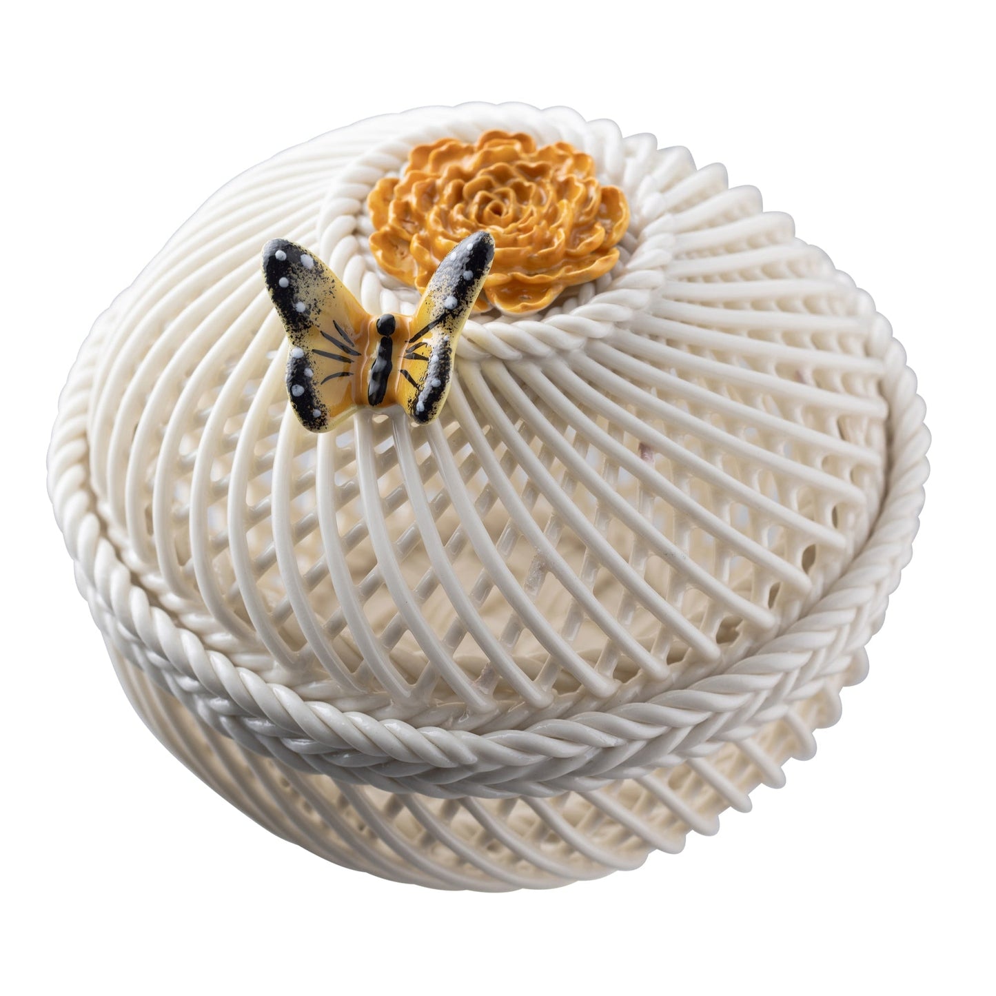 Belleek October Marigold Basket
