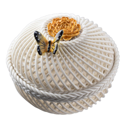Belleek October Marigold Basket