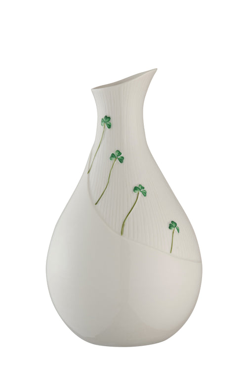 Belleek Shamrock Large Meadow Vase