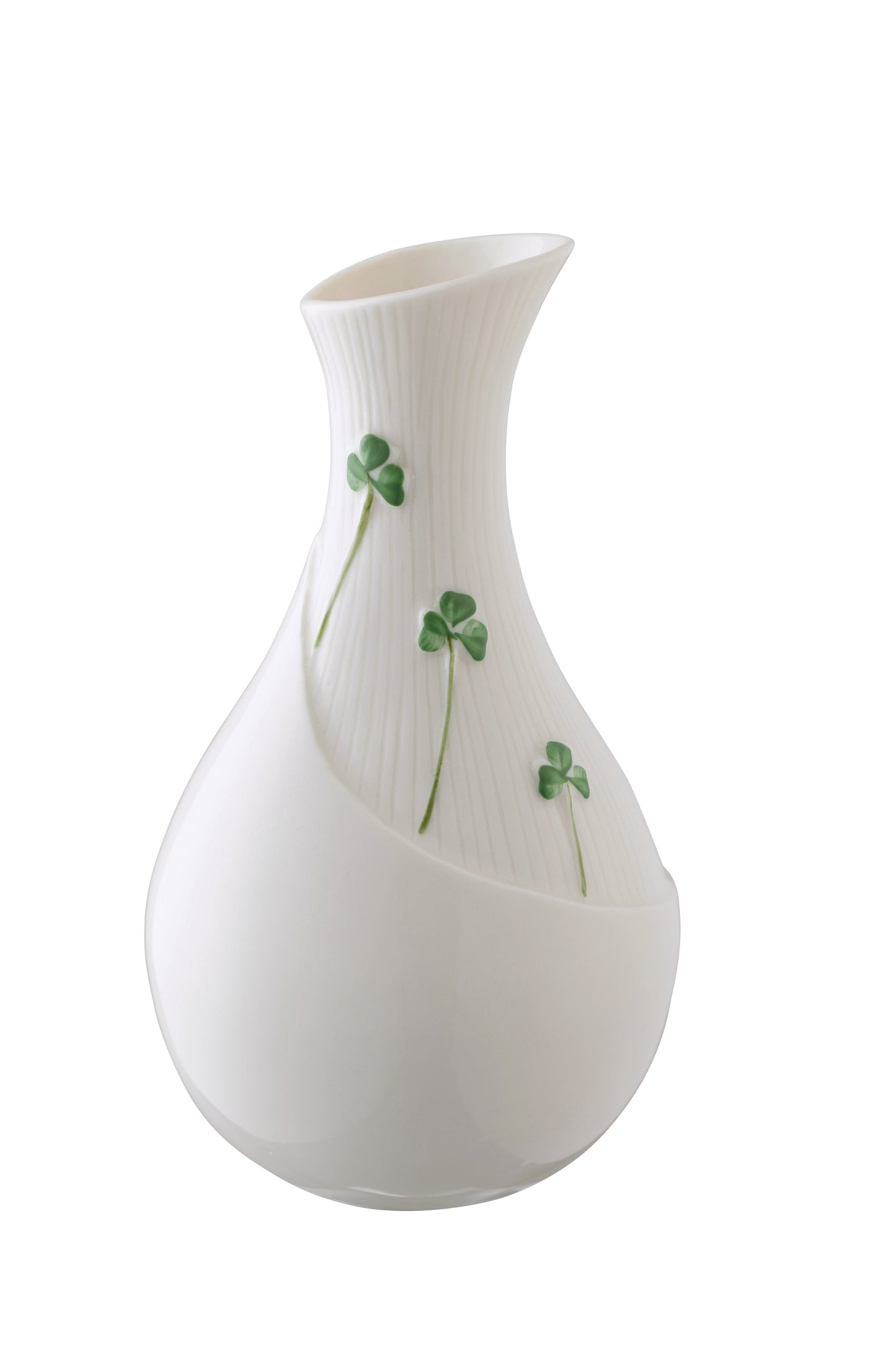 Belleek Shamrock Small Meadow Vase