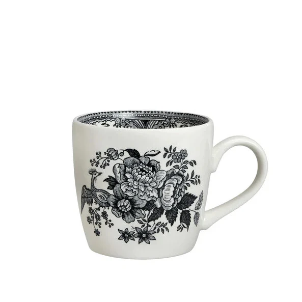 Burleigh Black & White Asiatic Pheasants Osborne Mug 300ml/0.5pt