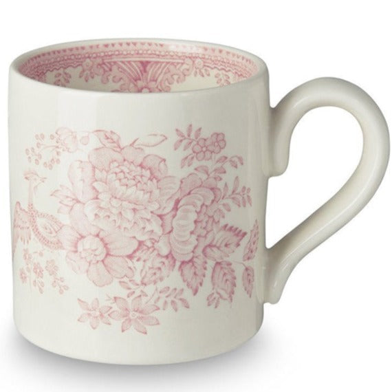 Burleigh Pink Asiatic Pheasants Mug 284ml / 1/2pt