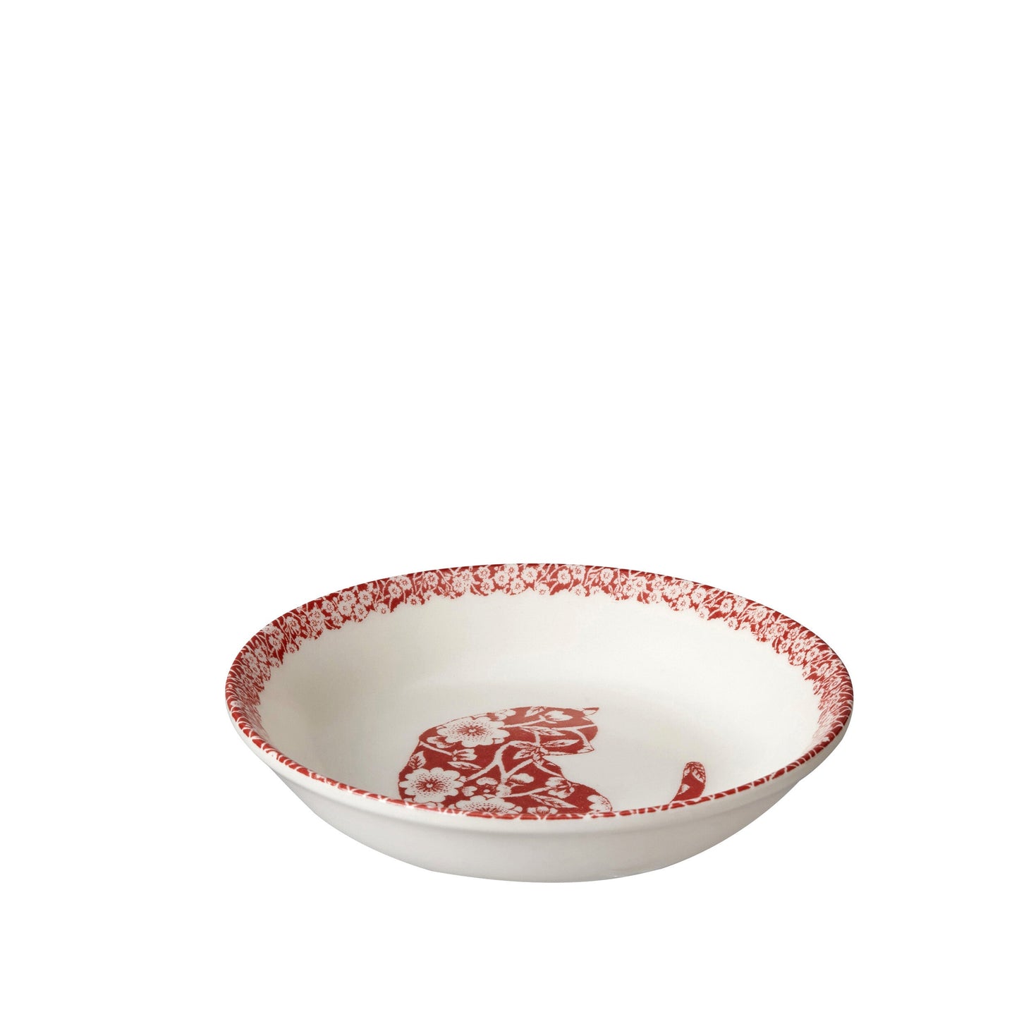Burleigh Red Cat Butter Pat 12cm