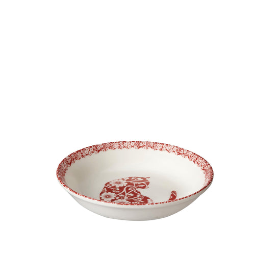 Burleigh Red Cat Butter Pat 12cm