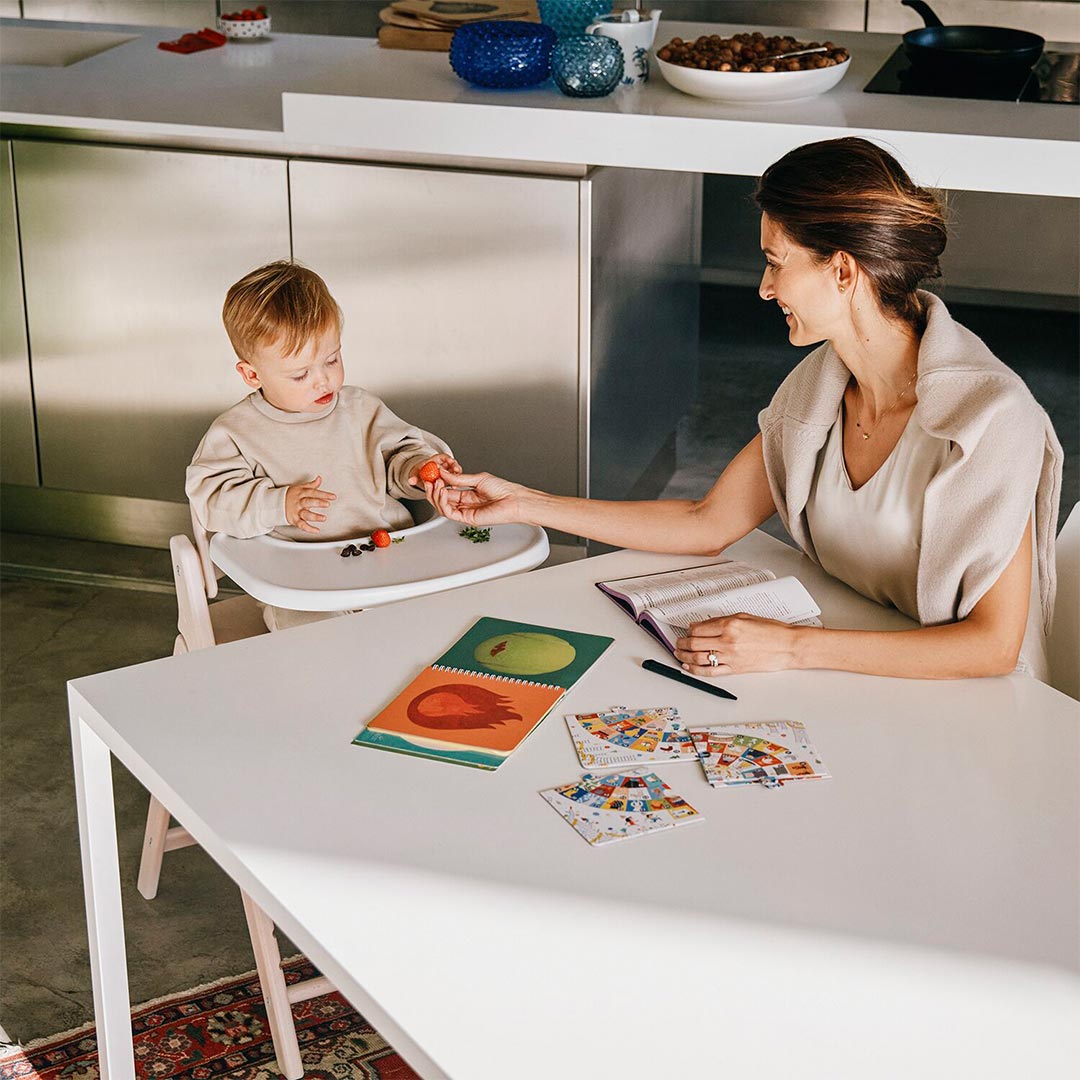 CYBEX Click & Fold 3 In 1 Highchair - Stone Blue